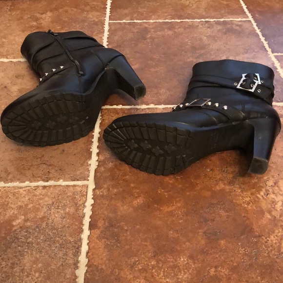 Leather Motorcycle Boots - Picture 4 of 4